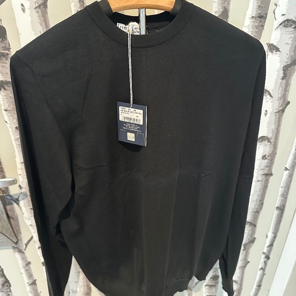 A COTTON MALO BLACK TOP - Picture 1 of 6